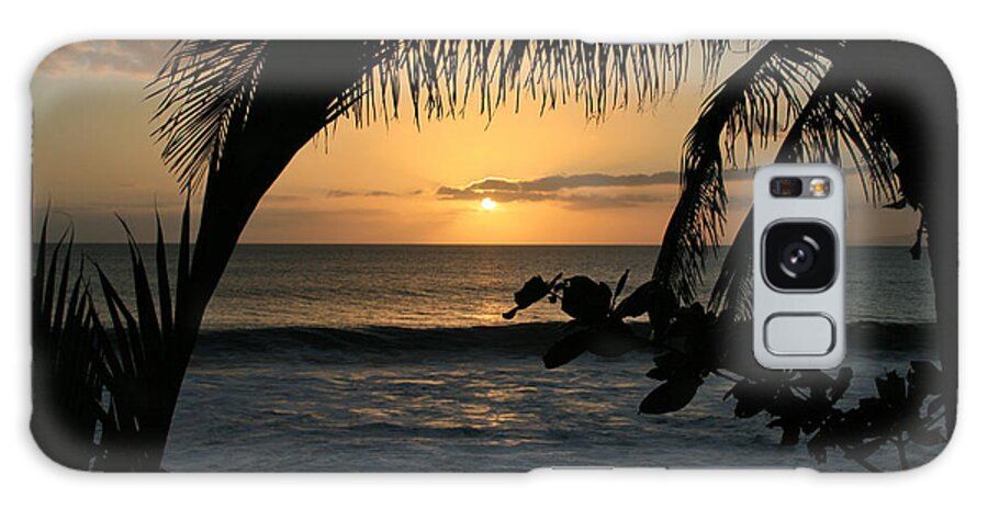 Aloha Galaxy S8 Case featuring the photograph Aloha Aina the Beloved Land - Sunset Kamaole Beach Kihei Maui Hawaii by Sharon Mau