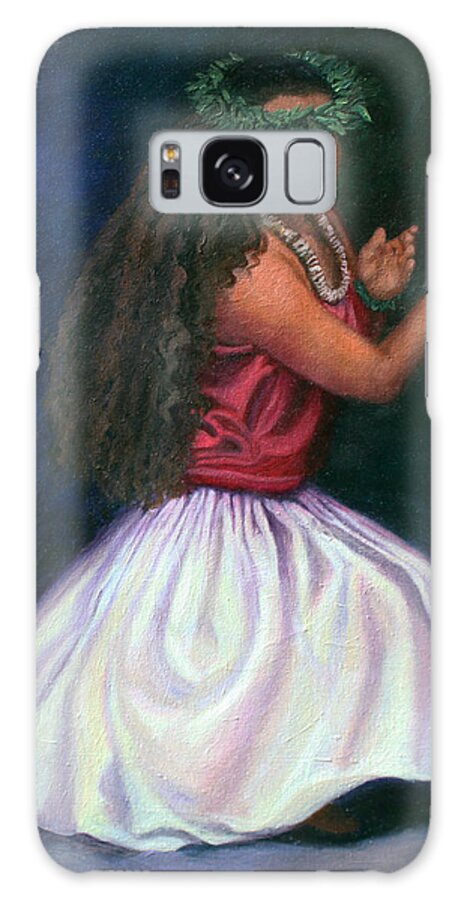 Hula Galaxy Case featuring the painting Alohi by Megan Collins