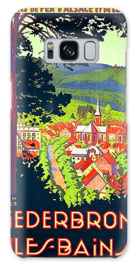 Alsace Galaxy Case featuring the painting Alsace, France, Le ban, French village by Long Shot