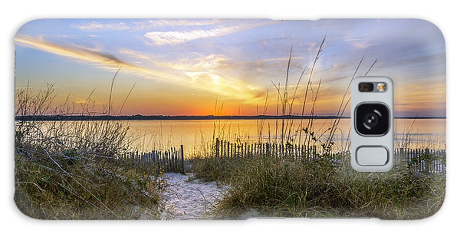 Beach Galaxy Case featuring the photograph Amelia Island State Park Sunset by Traveler's Pics