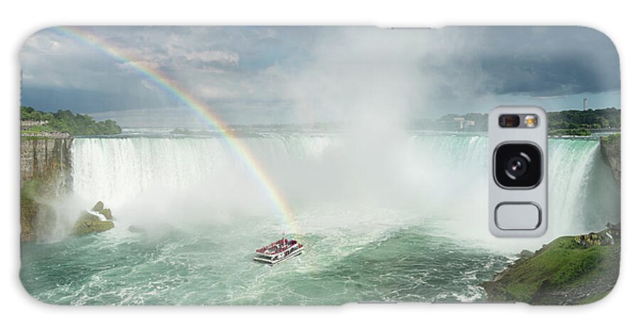 Boat Galaxy Case featuring the photograph Horseshoe Waterfall at Niagara Falls by Steven Heap