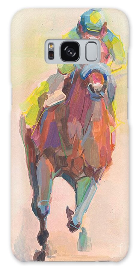 Thoroughbred Galaxy Case featuring the painting Champion by Kimberly Santini