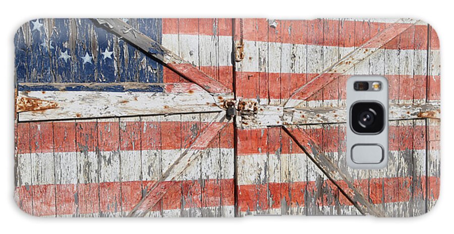 Flag American Barn Galaxy Case featuring the photograph American Pride by Robert Och