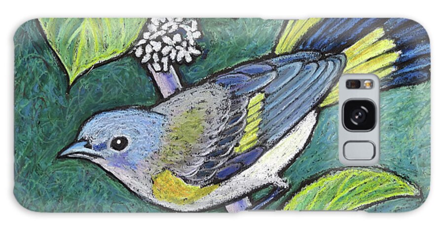 American Redstart Galaxy Case featuring the painting American Redstart Female by Ande Hall