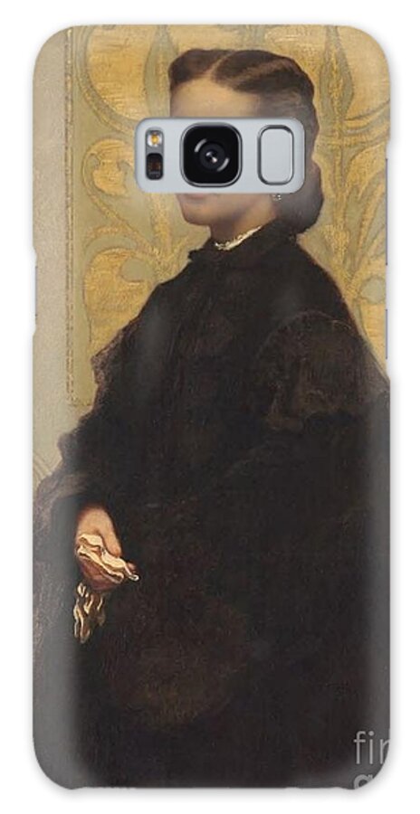 William Morris Hunt Galaxy Case featuring the painting American Title Mary Elizabeth Robbins by MotionAge Designs