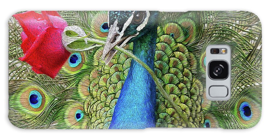 Peafowl Galaxy Case featuring the photograph Amore by Art Cole