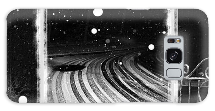 Art Galaxy Case featuring the photograph an English winter - number I by Dorit Fuhg