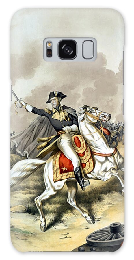 Andrew Jackson Galaxy Case featuring the painting Andrew Jackson At The Battle Of New Orleans by War Is Hell Store