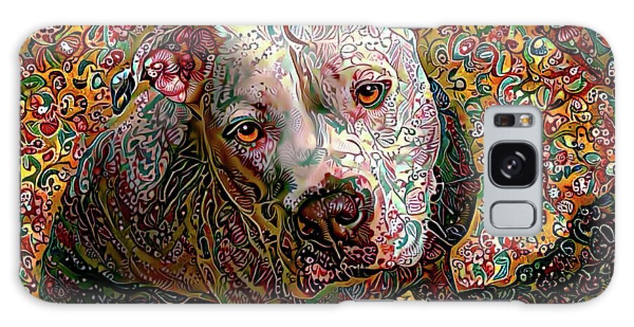 American Bulldog Galaxy Case featuring the photograph Angel the Pit Bull American Bulldog by Peggy Collins