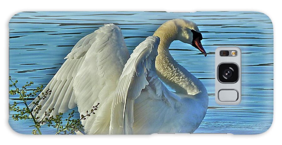 Swan Galaxy Case featuring the photograph Angel Wings by Diana Hatcher