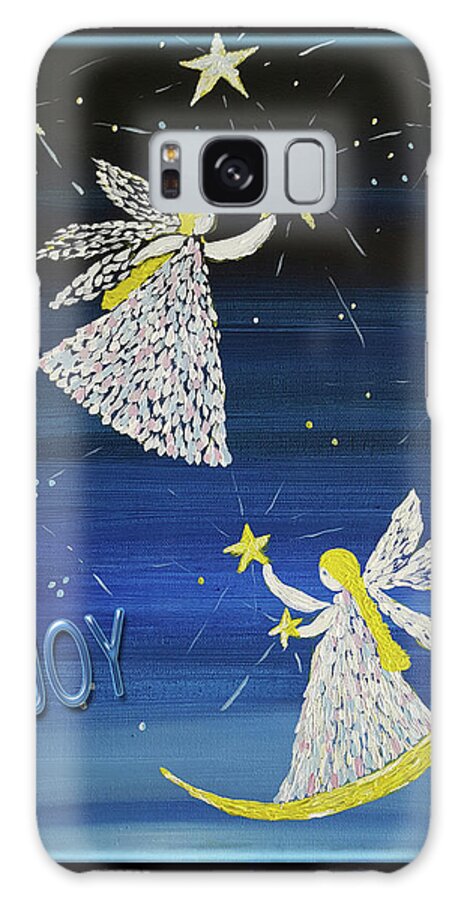 Joy Of Angels Shining Stars Galaxy S8 Case featuring the photograph Angels, Joy, Lucky Stars by PJQandFriends Photography