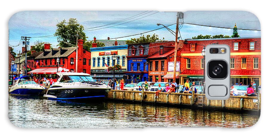 Annapolis Galaxy Case featuring the photograph Annapolis City Docks by Debbi Granruth