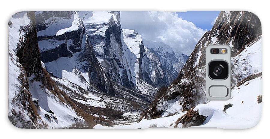 Nepal Galaxy Case featuring the photograph Annapurna Mountain Trail by Aidan Moran