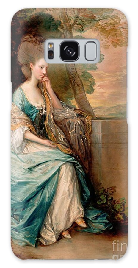 Uspd: Reproduction Galaxy Case featuring the painting Anne Countess of Chesterfield by Rdeproduction