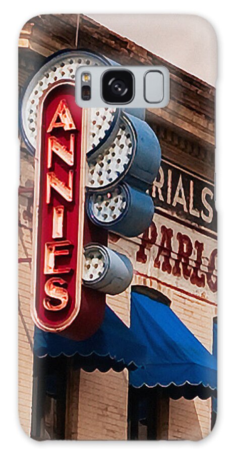 Annie's Parlour Galaxy Case featuring the photograph Annies U of M by Susan Stone