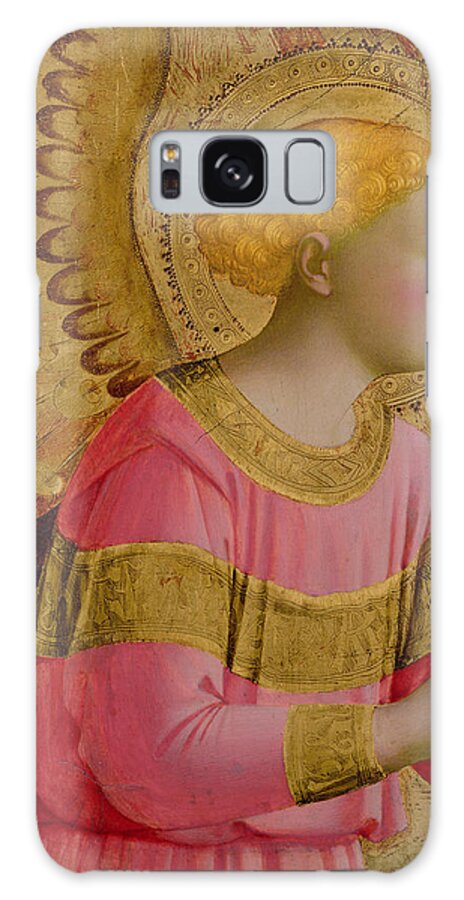 Annunciatory Galaxy Case featuring the painting Annunciatory Angel by Fra Angelico