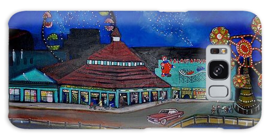 Asbury Art Galaxy Case featuring the painting Another memory of the Palace by Patricia Arroyo
