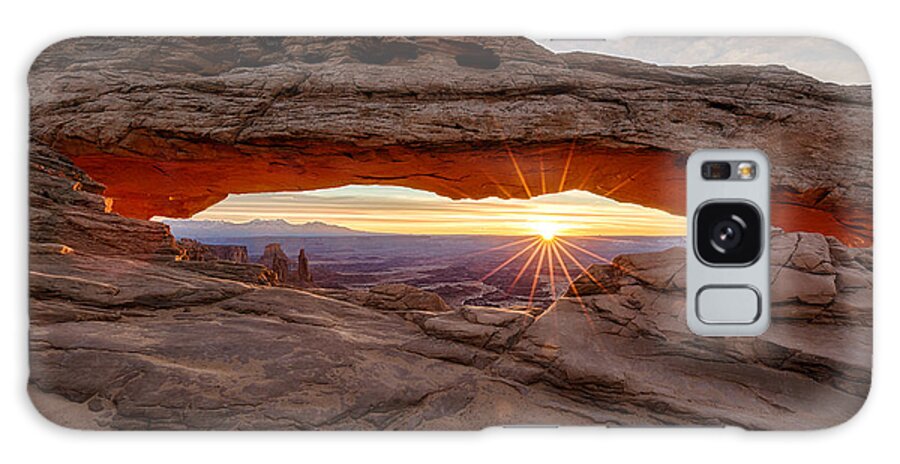 Canyonlands Galaxy S8 Case featuring the photograph Another Sunrise at Mesa Arch by Denise Bush