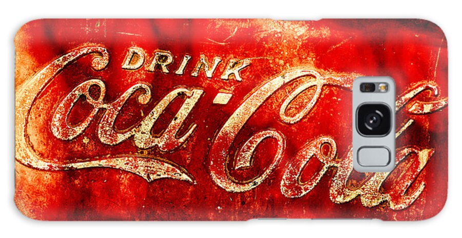 Ice Box Galaxy Case featuring the photograph Antique Coca-Cola Cooler by Stephen Anderson