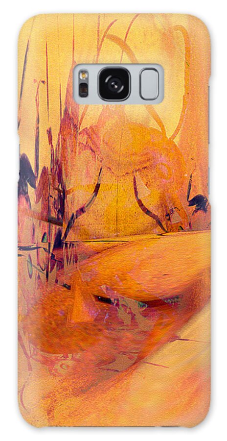 Antsy Art Galaxy Case featuring the digital art Antsy Series - Life's a Stage by Dolores Kaufman