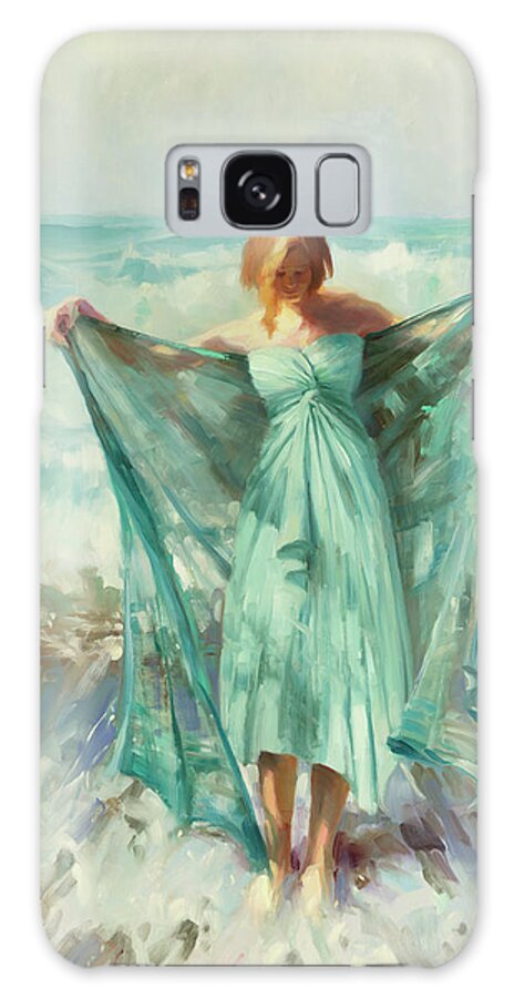 Ocean Galaxy Case featuring the painting Aphrodite by Steve Henderson