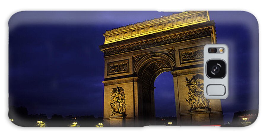 Arc De Triomphe Galaxy Case featuring the photograph Arc de Triumphe by Bill Bachmann - Printscapes