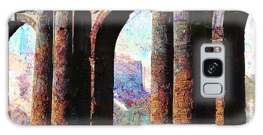 Arches Galaxy S8 Case featuring the digital art Arches by Barbara Berney