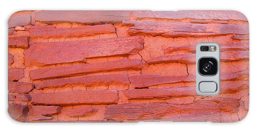 Arizona Galaxy Case featuring the photograph Arizona Indian Ruins Brick Texture by Ilia -