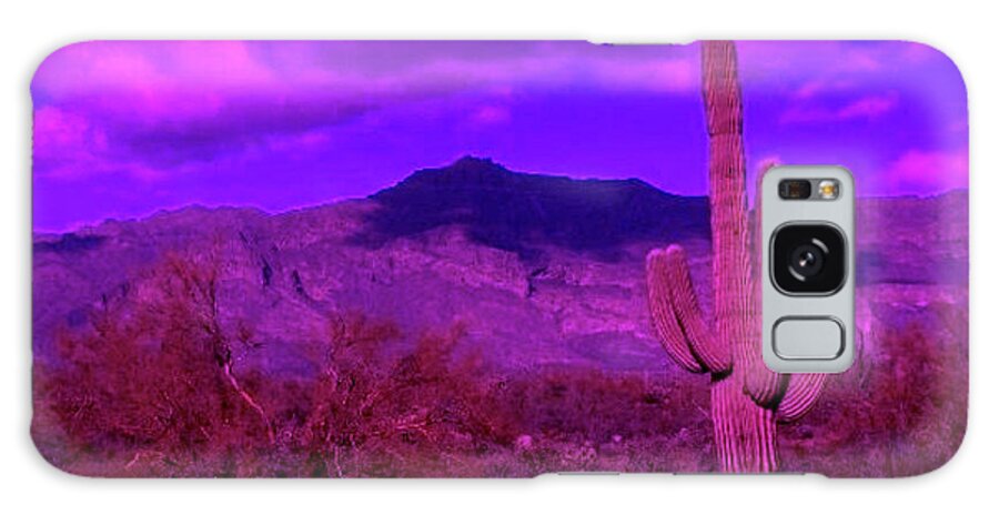 Arizona Galaxy Case featuring the photograph Arizona Purple Haze by Judy Kennedy