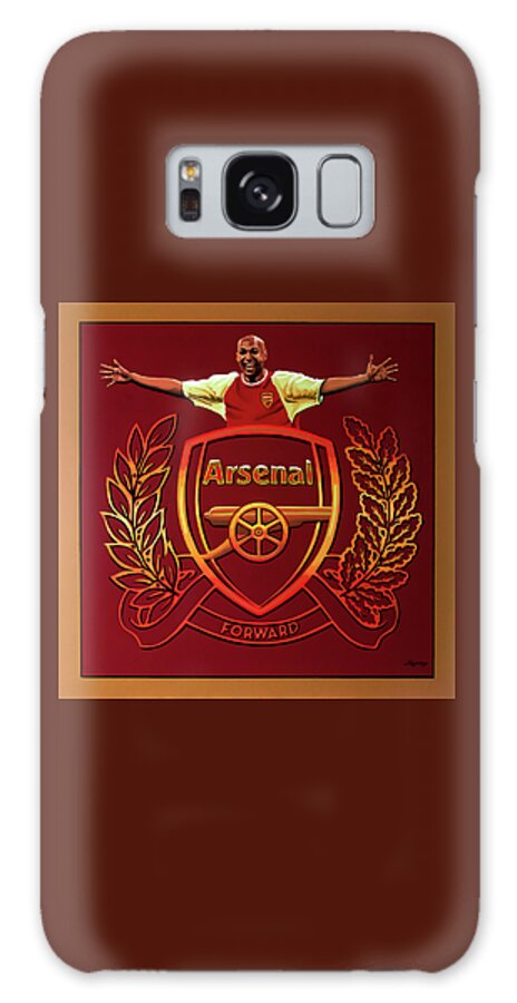 Arsenal Galaxy Case featuring the painting Arsenal London Painting by Paul Meijering