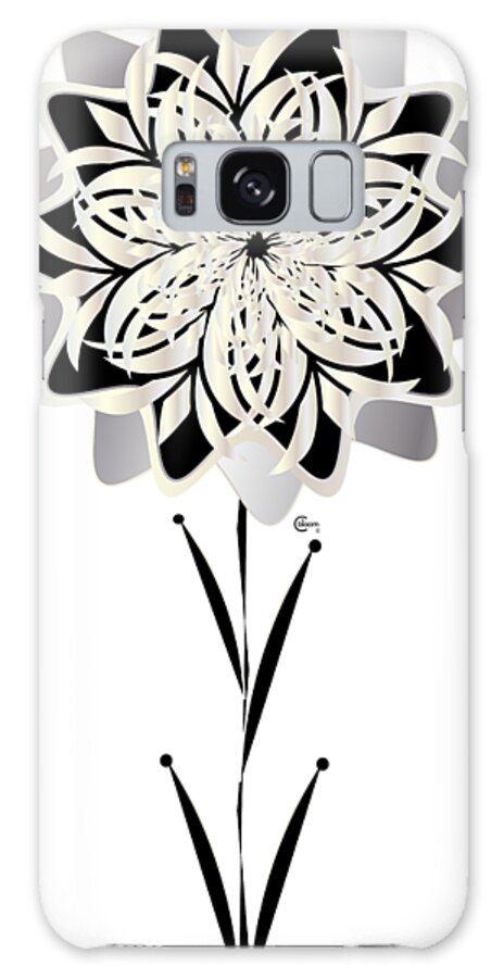 Snow Flower Galaxy Case featuring the painting Snow Flower by Cecely Bloom
