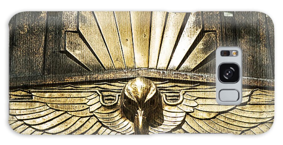Art Deco Face Mask Galaxy Case featuring the photograph Art Deco Eagle by Theresa Tahara