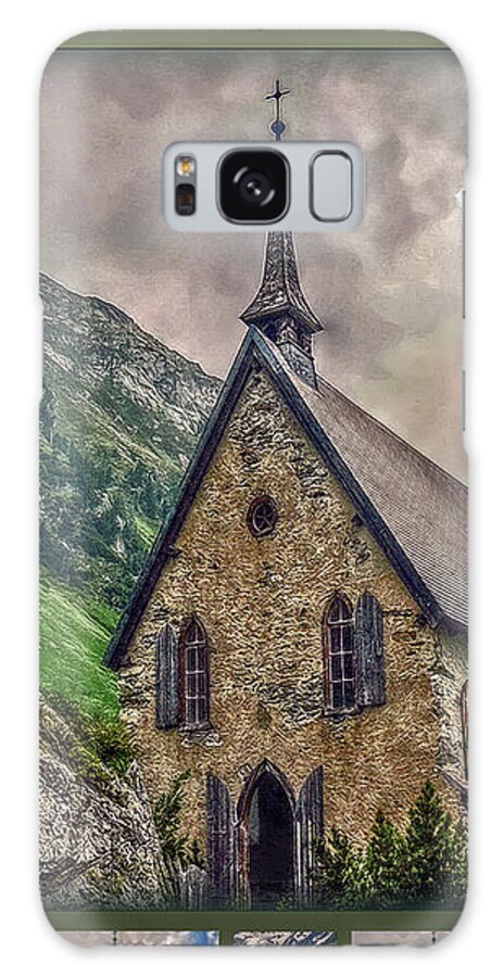 Switzerland Galaxy Case featuring the photograph Mountain Chapel by Hanny Heim