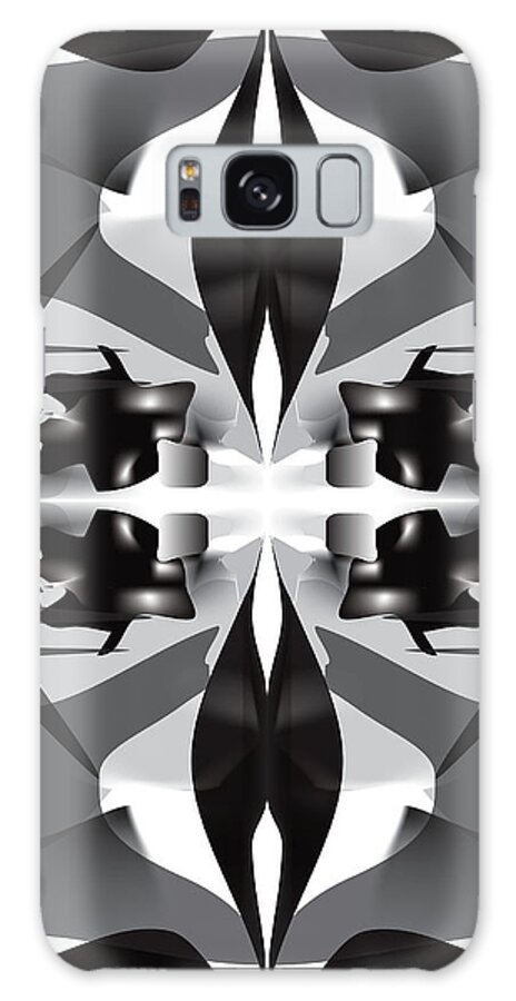 Illusions Galaxy Case featuring the digital art 001 Shadows by Cheryl Turner