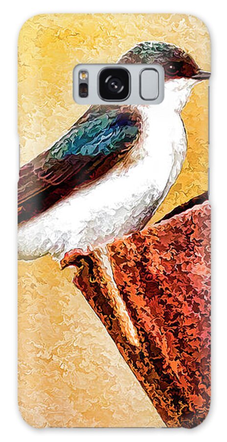 Bill Kesler Photography Galaxy Case featuring the photograph Male Tree Swallow No. 2 by Bill Kesler