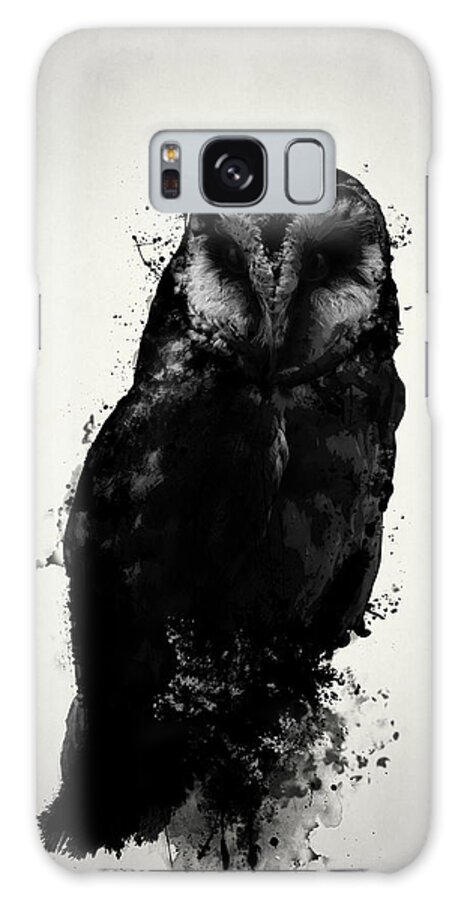 Owl Galaxy Case featuring the mixed media The Owl by Nicklas Gustafsson