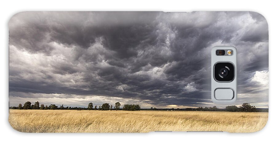 Sky Galaxy Case featuring the photograph The calm before the storm by Linda Lees