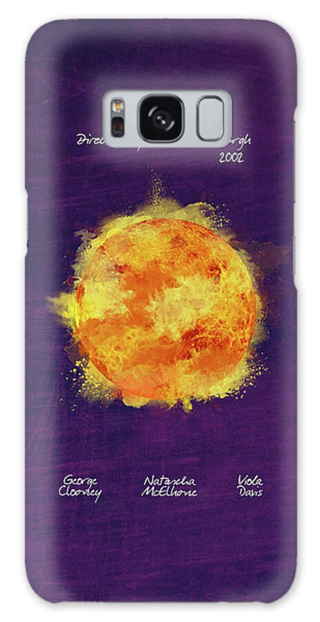 Solaris Galaxy Case featuring the digital art Solaris by Steven Soderbergh film poster by Justyna Jaszke JBJart