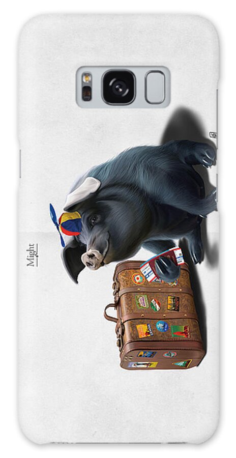 Illustration Galaxy Case featuring the digital art Might by Rob Snow