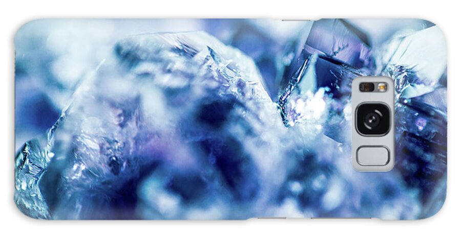 Amethyst Galaxy Case featuring the photograph Amethyst Blue by Sharon Mau