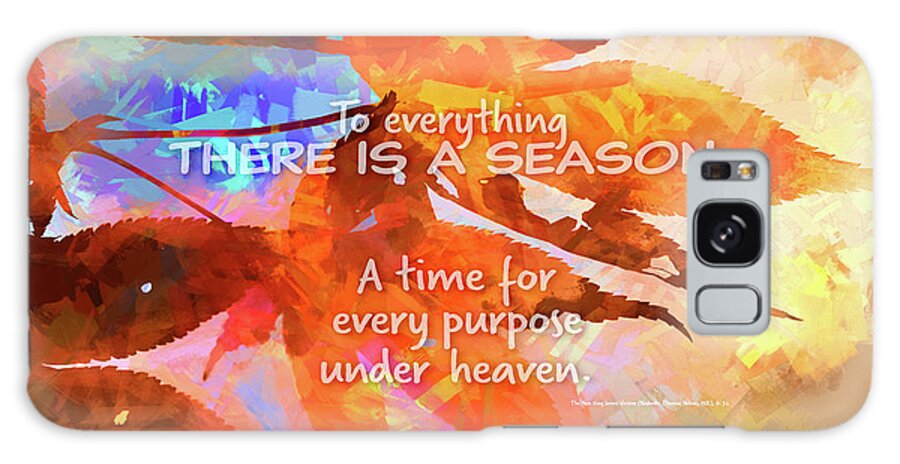 Autumn Galaxy Case featuring the digital art To Everything There is a Season by Barry Wills