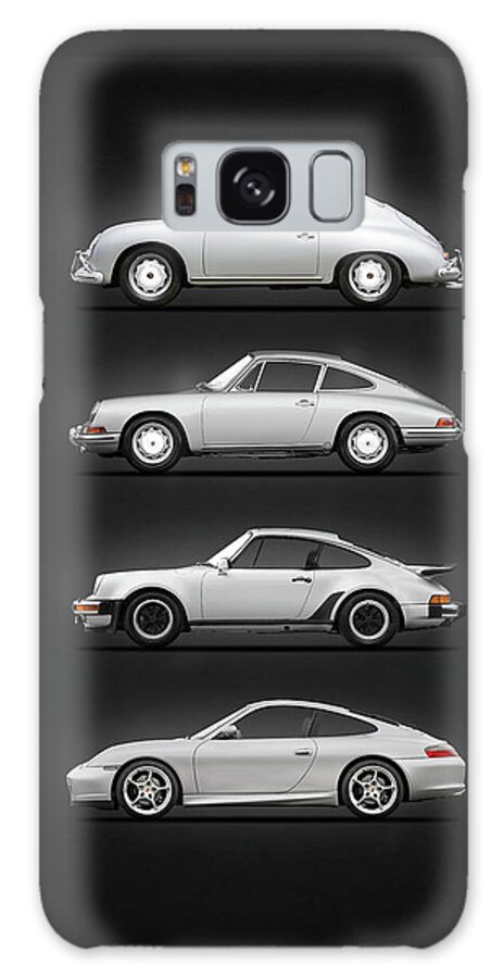 Porsche Galaxy Case featuring the photograph Evolution Of The 911 by Mark Rogan