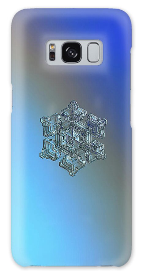 Snowflake Galaxy S8 Case featuring the photograph Real snowflake - 05-Feb-2018 - 5 by Alexey Kljatov