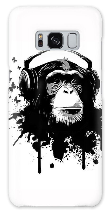 Ape Galaxy Case featuring the digital art Monkey Business by Nicklas Gustafsson