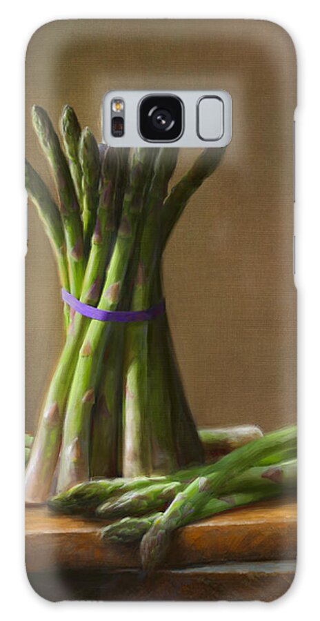 Robert Papp Galaxy Case featuring the painting Asparagus by Robert Papp