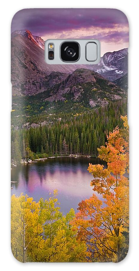 #faatoppicks Galaxy Case featuring the photograph Aspen Sunset Over Bear Lake by Mike Berenson