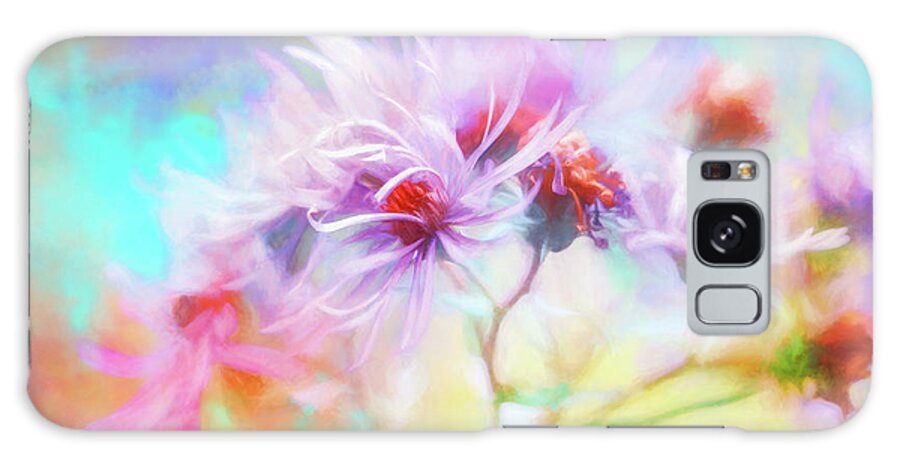 New England Asters Galaxy Case featuring the photograph Asters Gone Wild by Anita Pollak