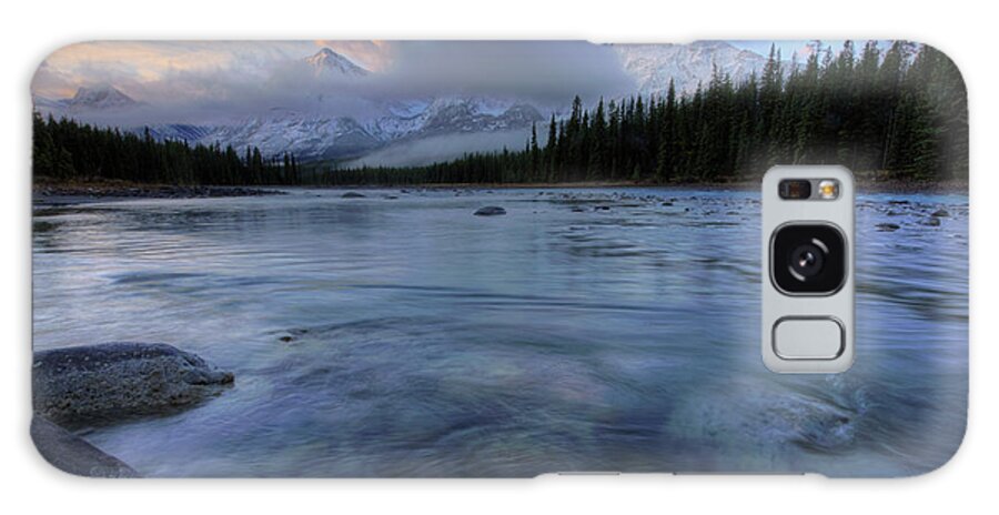 Jasper Galaxy Case featuring the photograph Athabasca River Sunrise by Dan Jurak