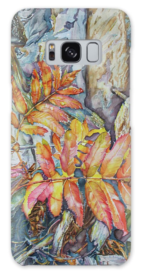 Autumn Galaxy Case featuring the painting Autum Magic by Christiane Kingsley