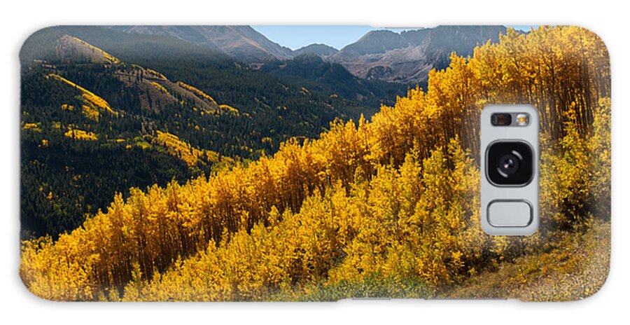 Autumn Galaxy Case featuring the photograph Autumn Aspen Near Castle Creek by Cascade Colors